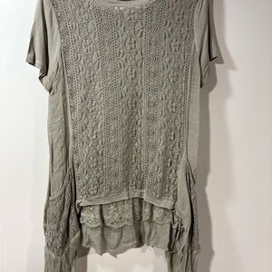 Simply Couture top sage green size XL